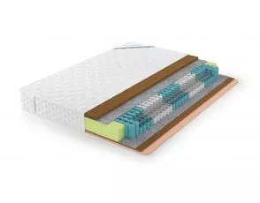 Жесткий матрас 80х190 см Lonax Ассорти Cocos-Medium Econom TFK 5 zone
